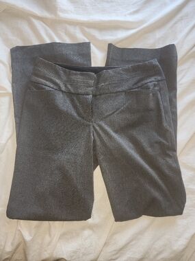 Express Editor Women's Dark Gray Dress Trousers Size 4 R